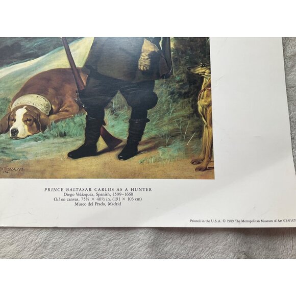 Lot Of 3 Vintage Art Prints By Diego Velázquez Prince Baltasar Carlos Scenes - Picture 6 of 12